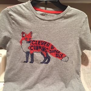Gray Fox T shirt boys Size 15-16Y